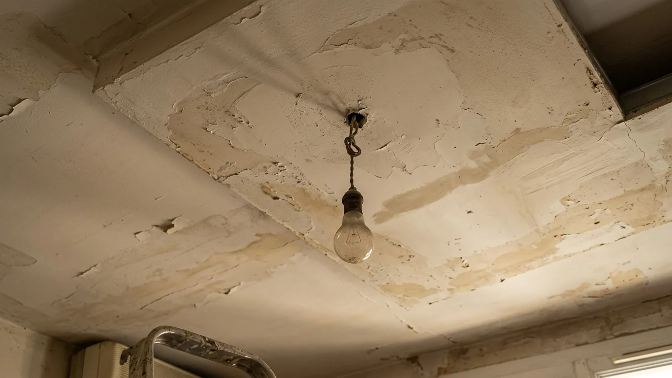 Éclairage LED et domotique à Dammarie-les-Lys — avant (chantier 2)