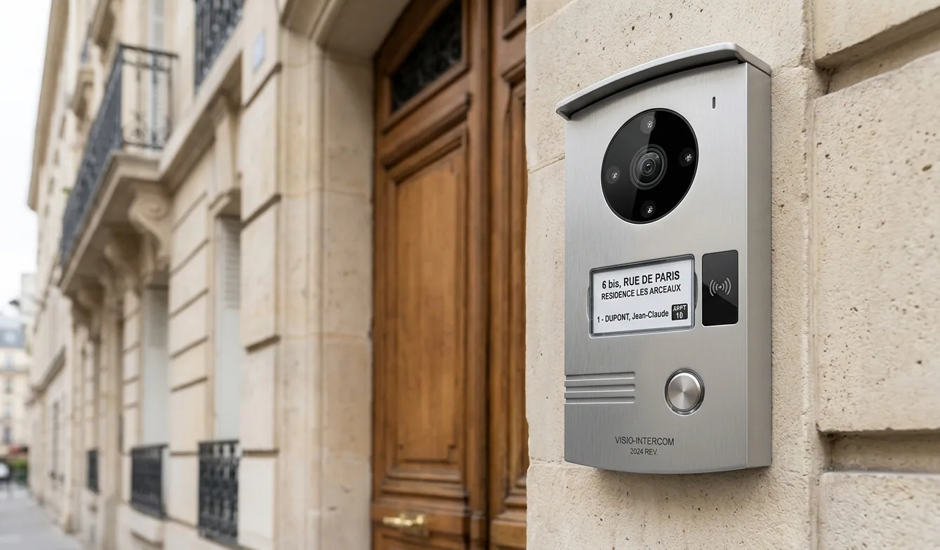 Interphone et visiophone à Dammarie-les-Lys — après (chantier 5)