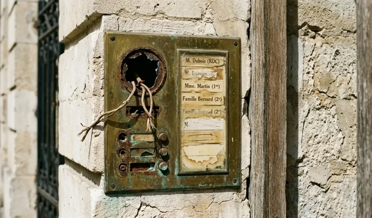 Interphone et visiophone à Dammarie-les-Lys — avant (chantier 5)
